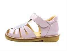 Angulus lila/mint sandal glitter og lak
